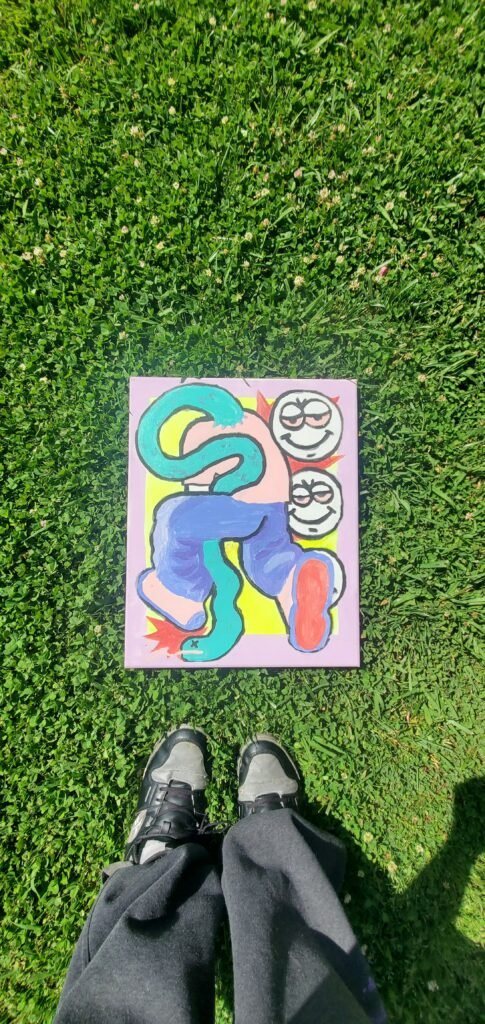 "OUROBOROS" Original Acrylic Painting