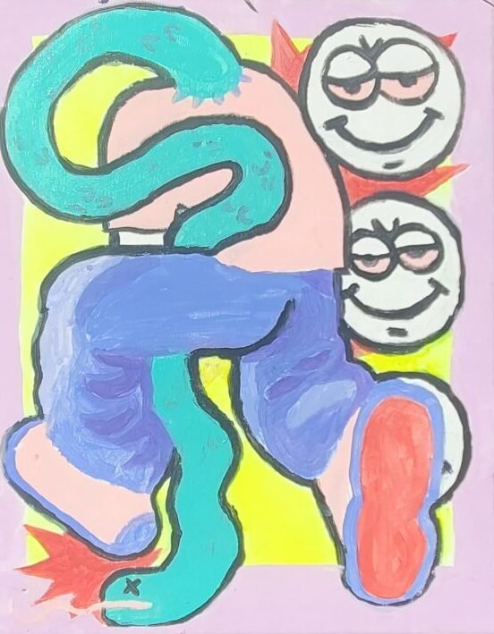 "OUROBOROS" Original Acrylic Painting